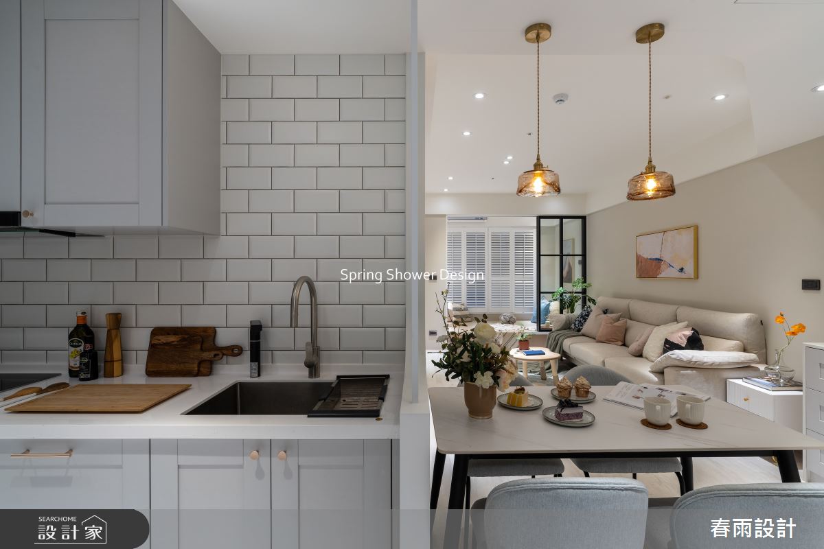 新成屋(5年以下)＿美式風客廳餐廳廚房案例圖片＿春雨設計＿春雨_226 新板巨星之33