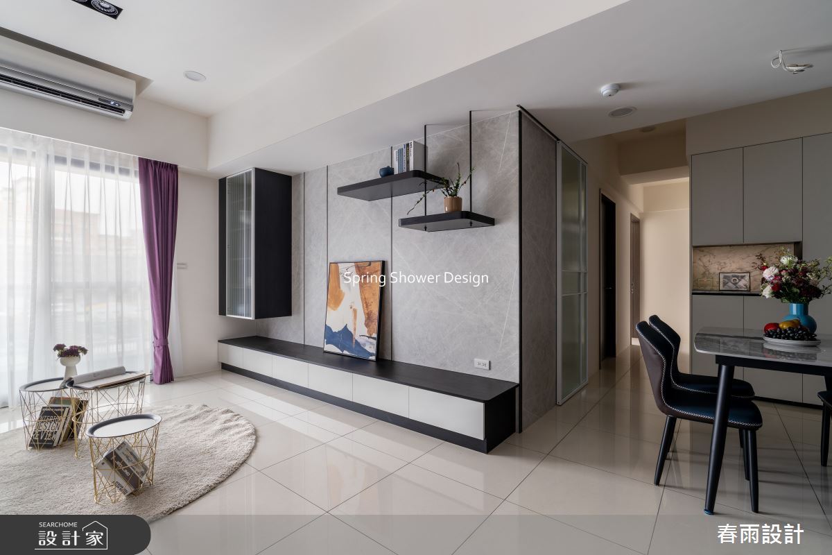 新成屋(5年以下)＿現代風客廳餐廳案例圖片＿春雨設計＿春雨_227 新莊風華之1