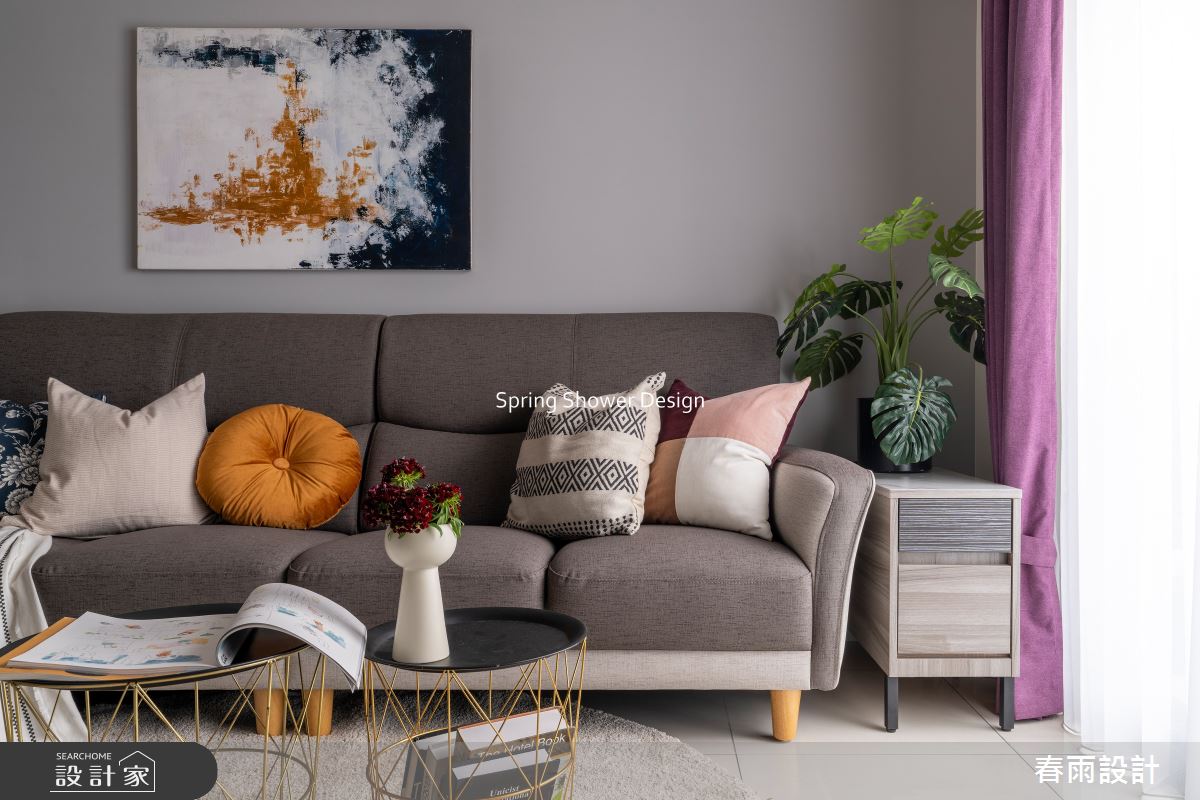 新成屋(5年以下)＿現代風客廳案例圖片＿春雨設計＿春雨_227 新莊風華之7