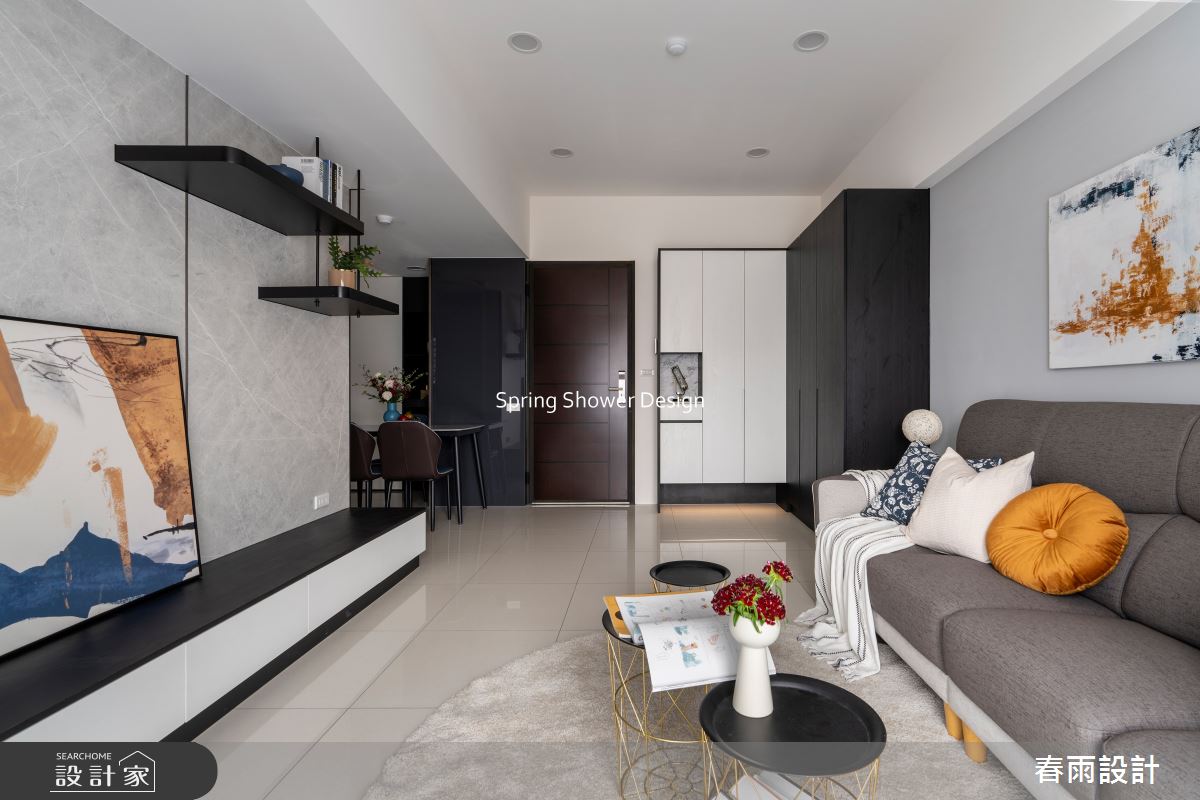 新成屋(5年以下)＿現代風客廳案例圖片＿春雨設計＿春雨_227 新莊風華之10