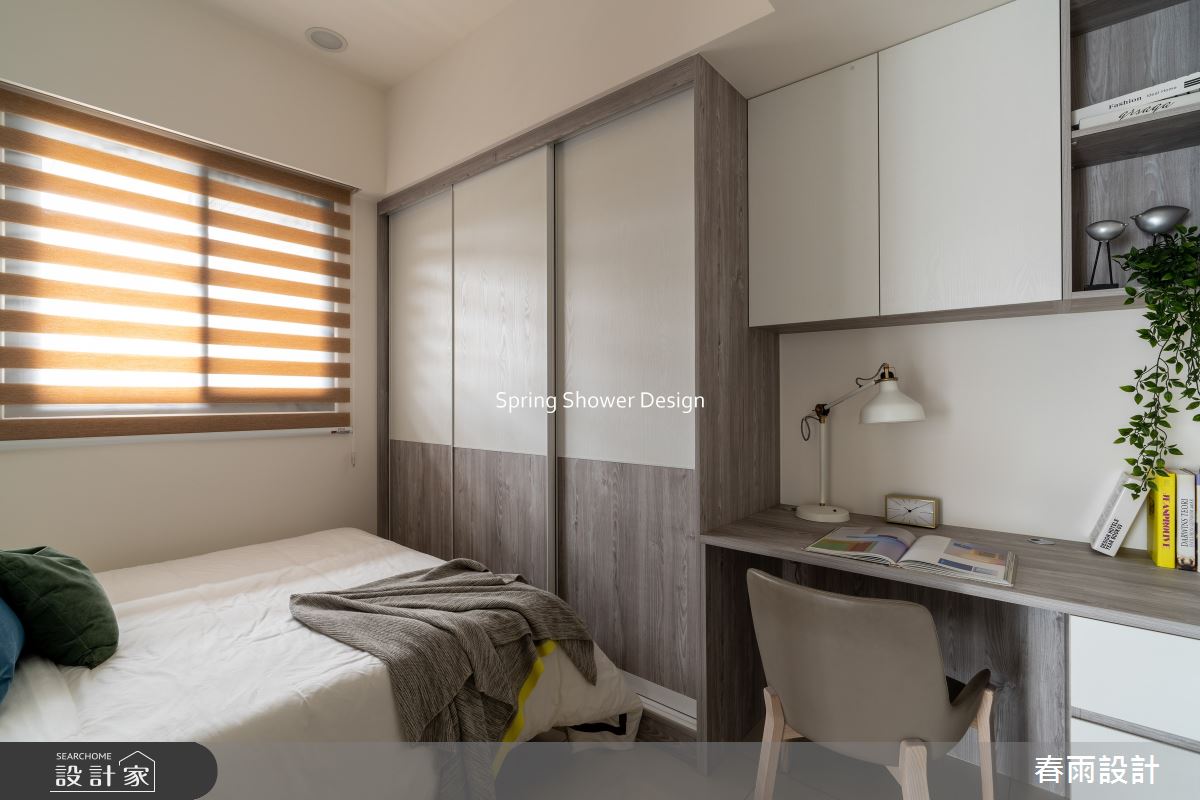 新成屋(5年以下)＿現代風臥室案例圖片＿春雨設計＿春雨_227 新莊風華之25