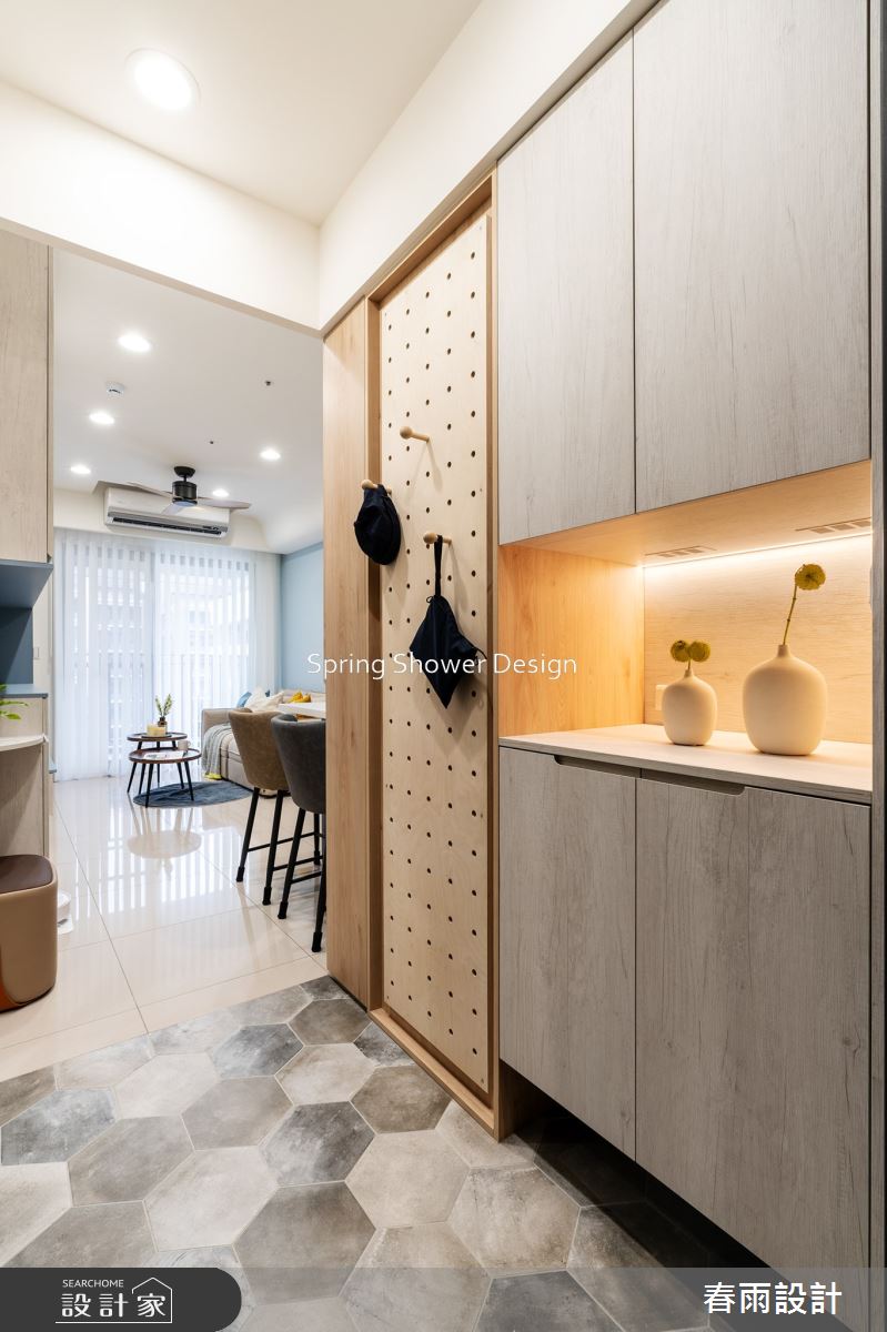 新成屋(5年以下)＿北歐風玄關案例圖片＿春雨設計＿春雨_229 台中洲際之1