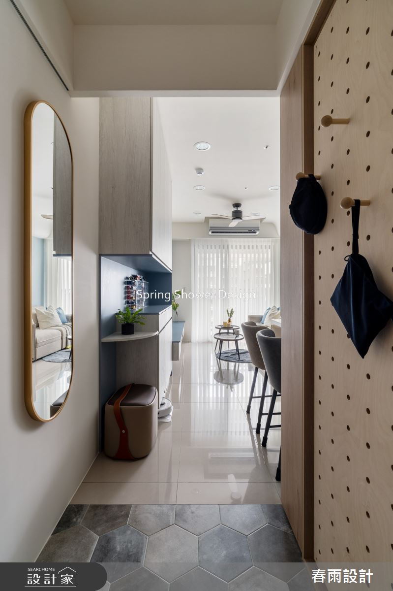 新成屋(5年以下)＿北歐風玄關案例圖片＿春雨設計＿春雨_229 台中洲際之2