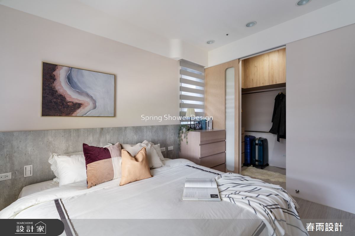 新成屋(5年以下)＿北歐風臥室更衣間案例圖片＿春雨設計＿春雨_229 台中洲際之28