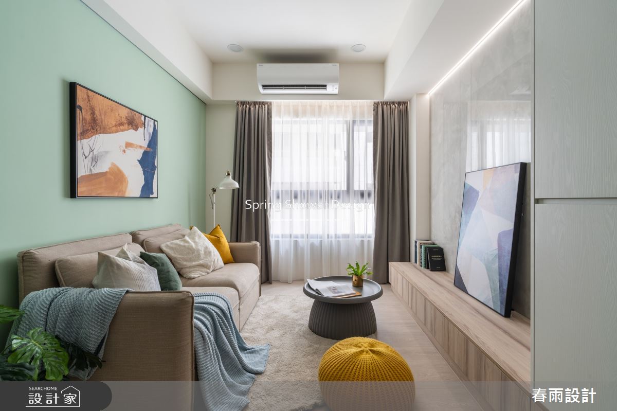 新成屋(5年以下)＿北歐風客廳案例圖片＿春雨設計＿春雨_230 勝旺興之6