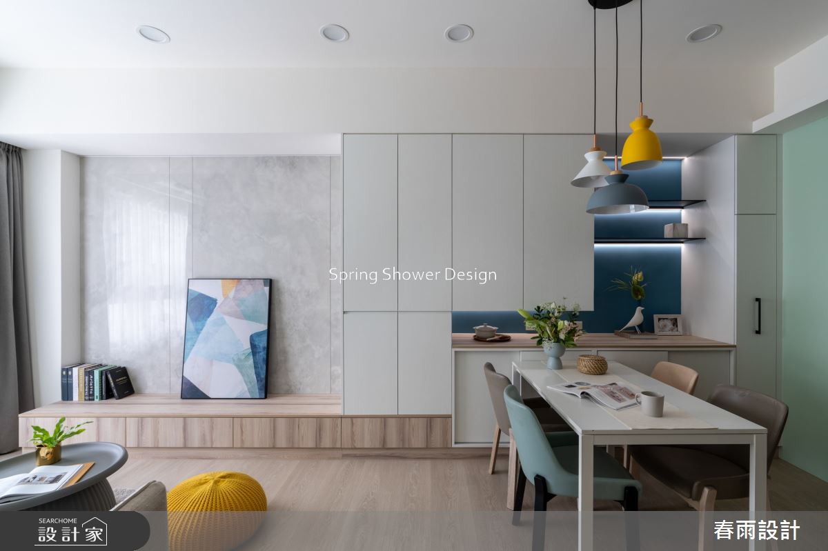 新成屋(5年以下)＿北歐風客廳餐廳案例圖片＿春雨設計＿春雨_230 勝旺興之8