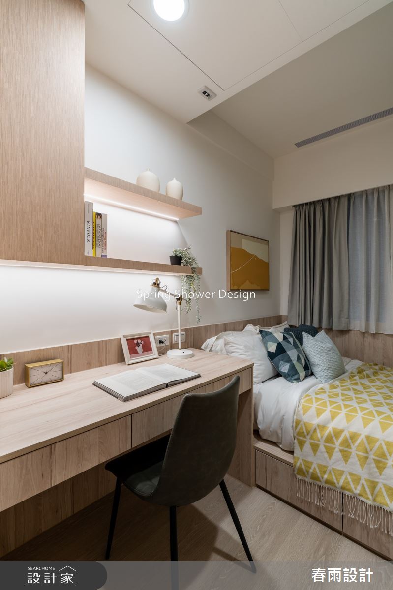 新成屋(5年以下)＿北歐風臥室案例圖片＿春雨設計＿春雨_230 勝旺興之29