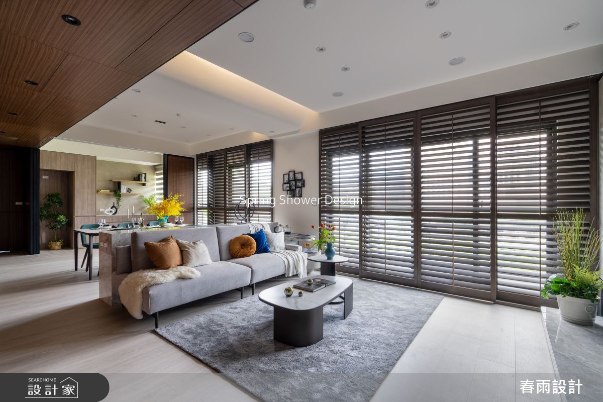 37坪新成屋(5年以下)＿現代風客廳餐廳案例圖片＿春雨設計＿春雨_231 天賞水硯之3