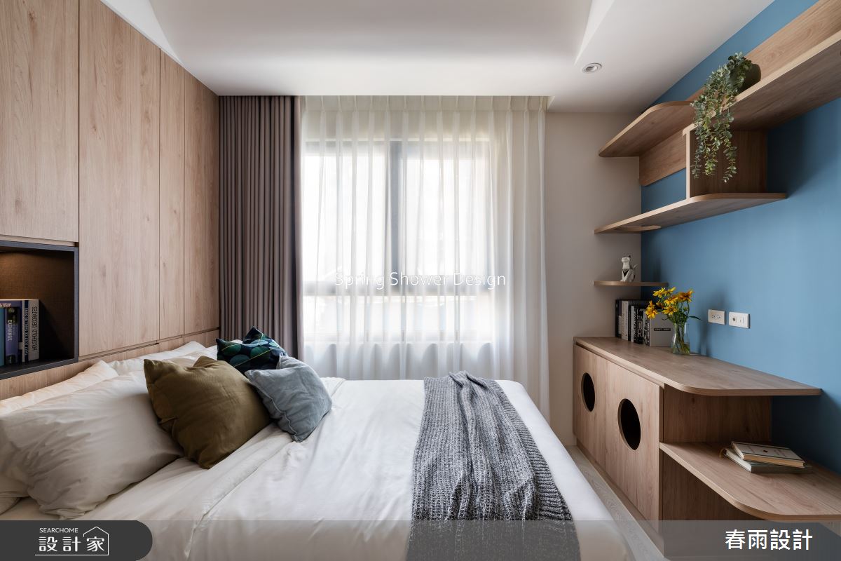 37坪新成屋(5年以下)＿現代風臥室案例圖片＿春雨設計＿春雨_231 天賞水硯之20