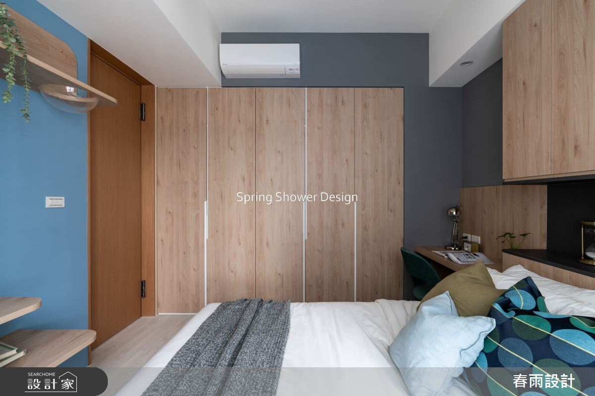 37坪新成屋(5年以下)＿現代風臥室案例圖片＿春雨設計＿春雨_231 天賞水硯之21