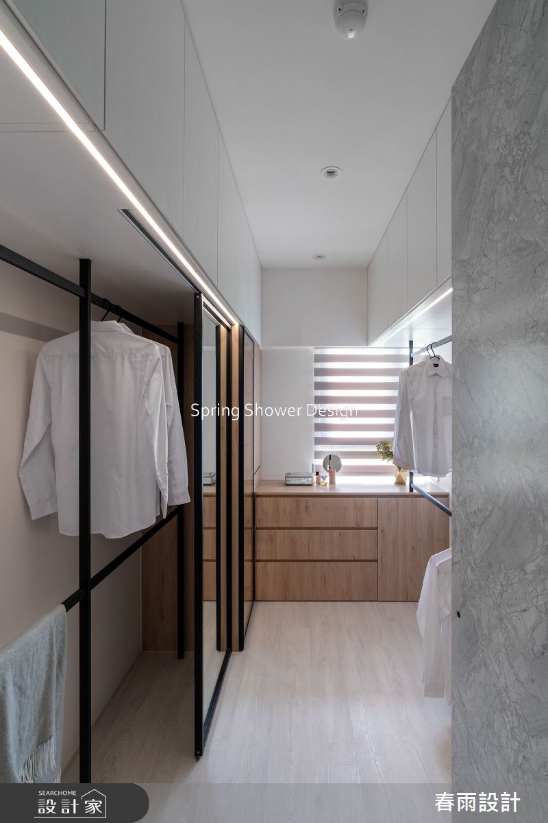 37坪新成屋(5年以下)＿現代風更衣間案例圖片＿春雨設計＿春雨_231 天賞水硯之23
