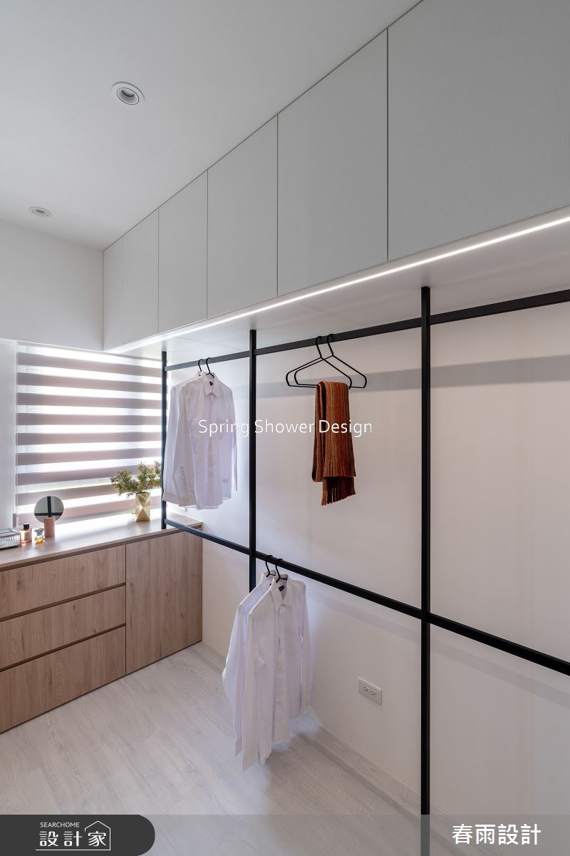 37坪新成屋(5年以下)＿現代風更衣間案例圖片＿春雨設計＿春雨_231 天賞水硯之24