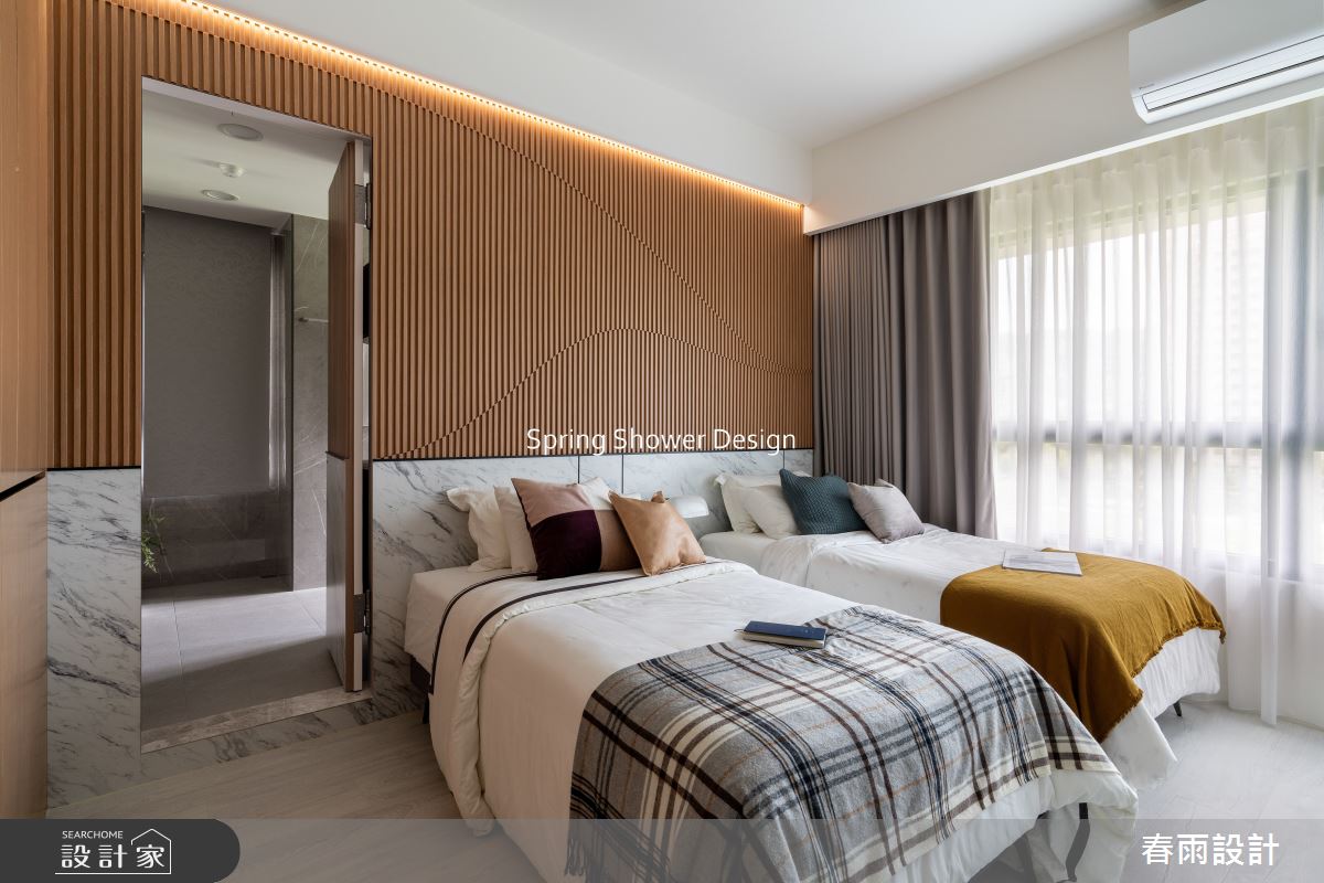37坪新成屋(5年以下)＿現代風臥室浴室案例圖片＿春雨設計＿春雨_231 天賞水硯之25