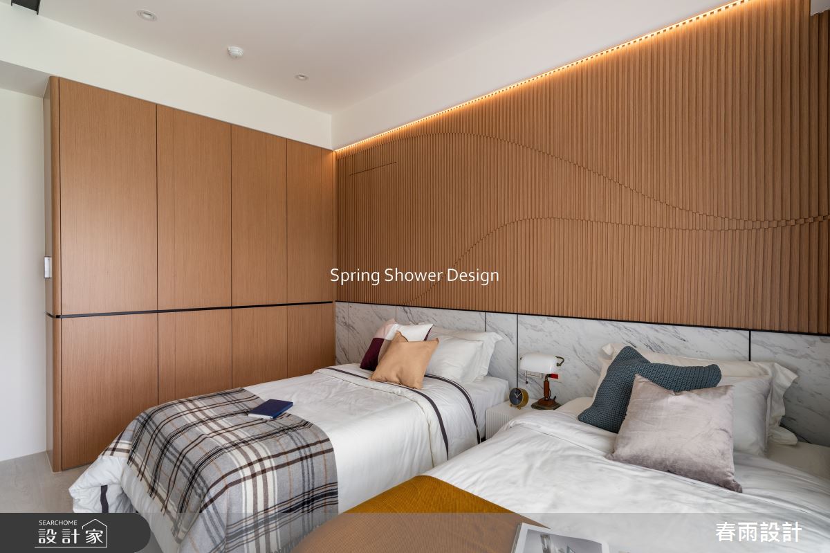 37坪新成屋(5年以下)＿現代風臥室案例圖片＿春雨設計＿春雨_231 天賞水硯之27