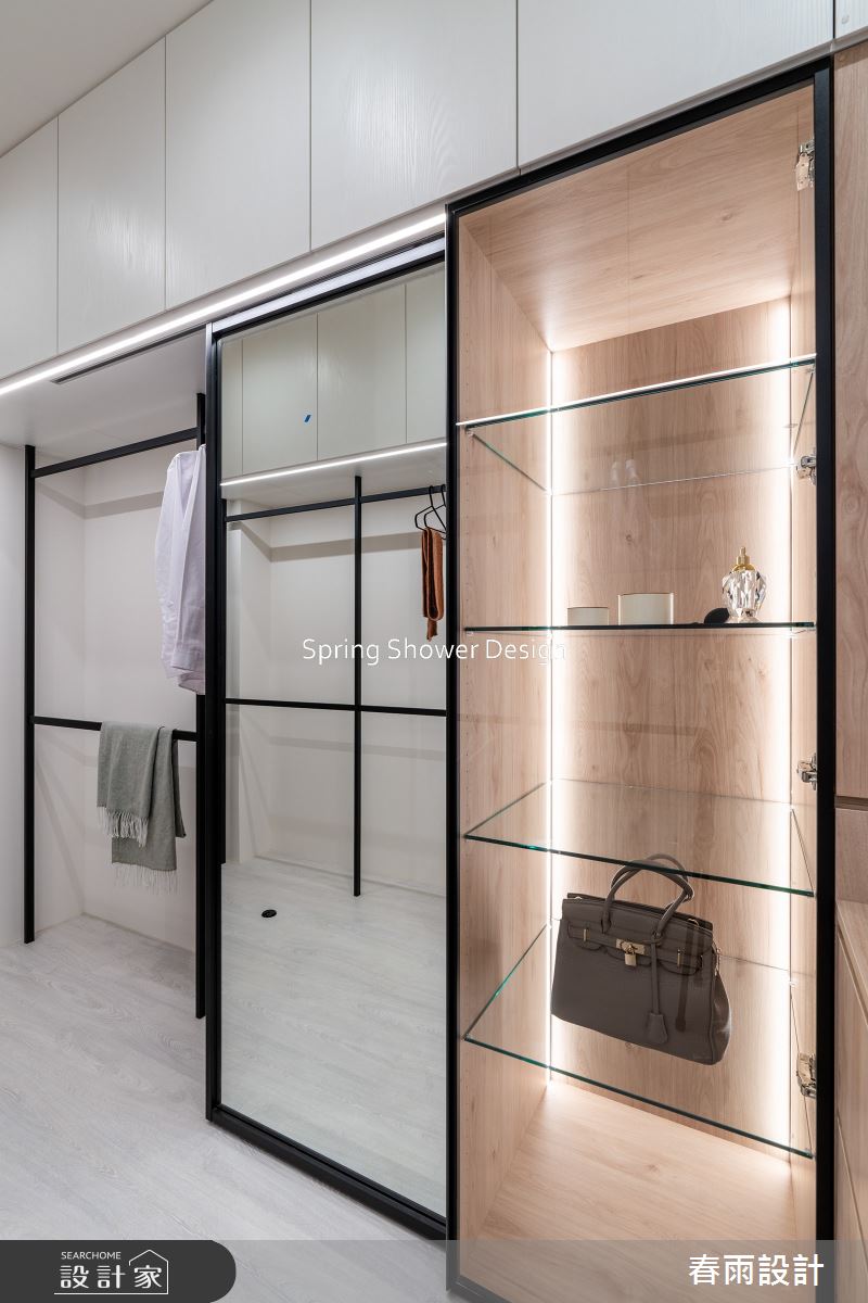 37坪新成屋(5年以下)＿現代風更衣間案例圖片＿春雨設計＿春雨_231 天賞水硯之28