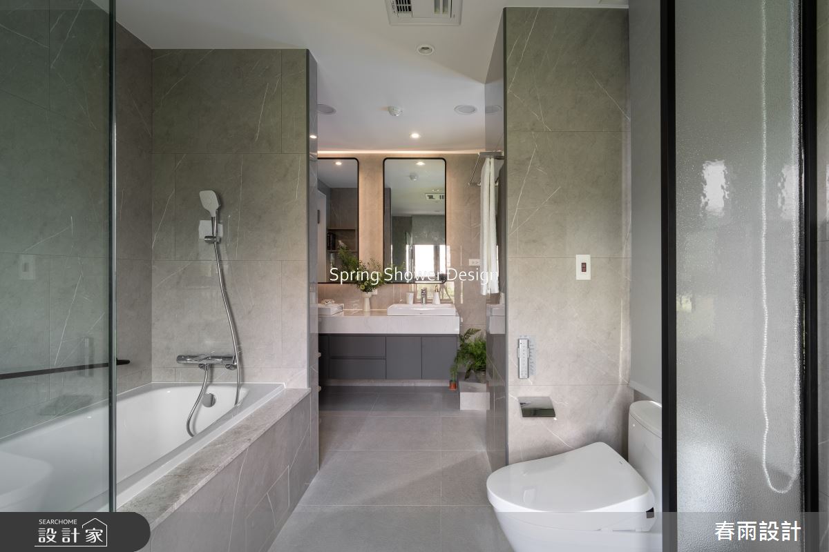 37坪新成屋(5年以下)＿現代風浴室案例圖片＿春雨設計＿春雨_231 天賞水硯之32