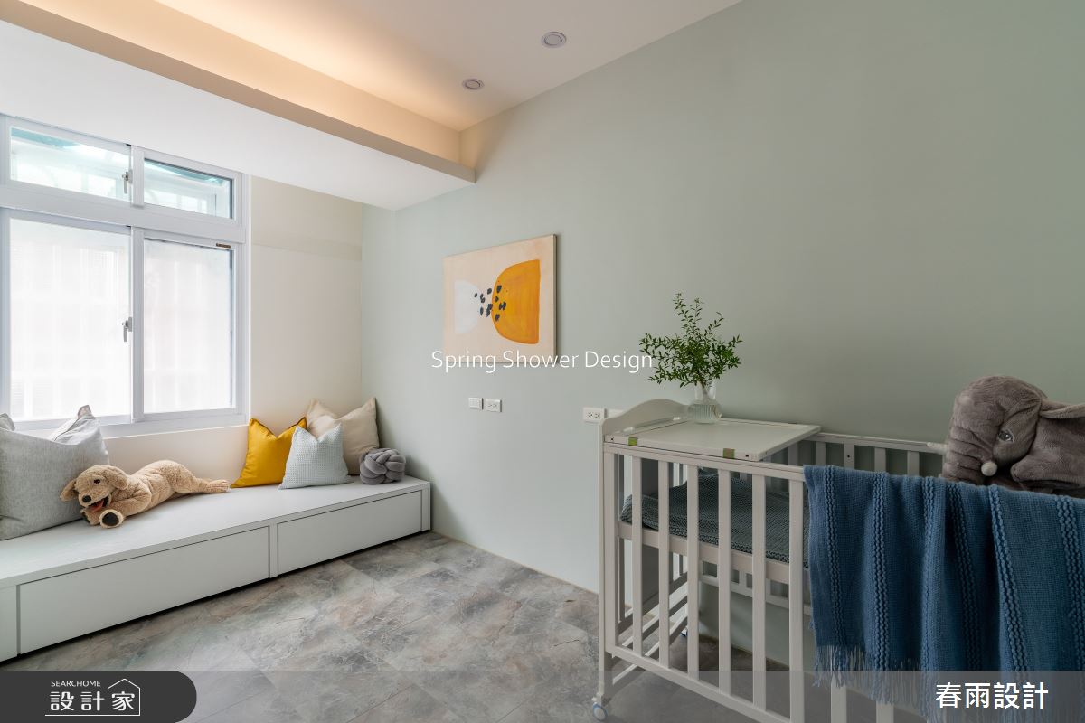 老屋(16~30年)＿現代風兒童房兒童房臥榻多功能室案例圖片＿春雨設計＿春雨_232 吉林路之21
