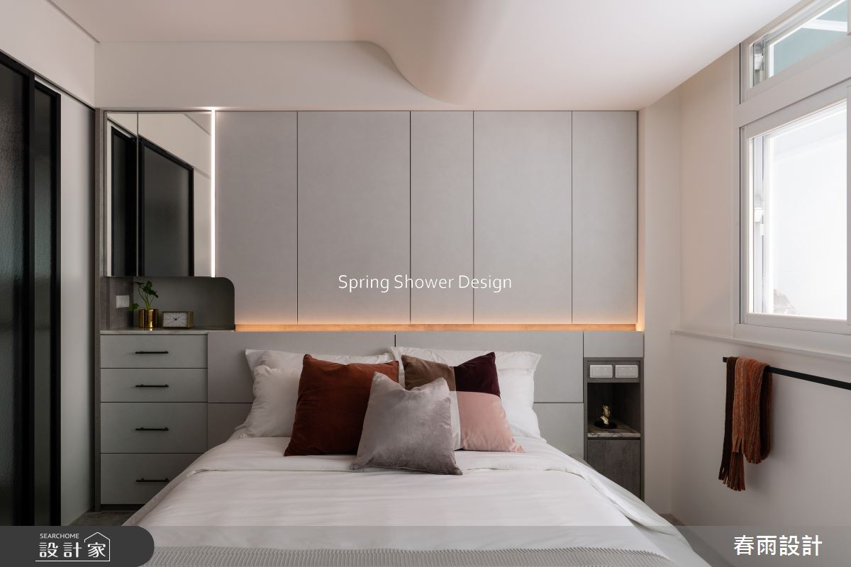 老屋(16~30年)＿現代風臥室案例圖片＿春雨設計＿春雨_232 吉林路之25