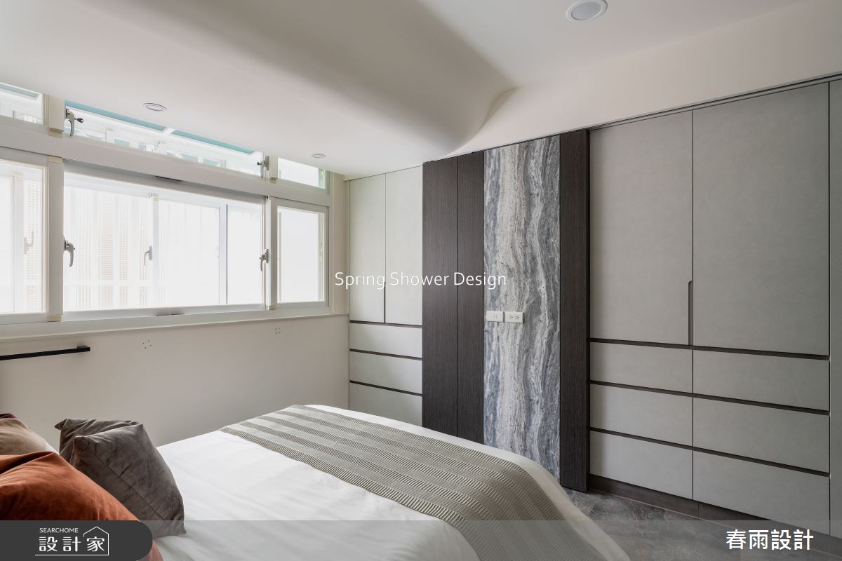 老屋(16~30年)＿現代風臥室案例圖片＿春雨設計＿春雨_232 吉林路之26