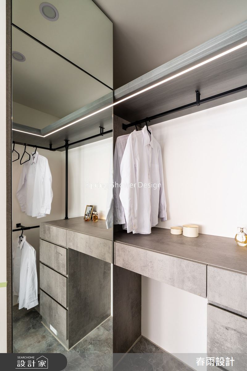 老屋(16~30年)＿現代風更衣間案例圖片＿春雨設計＿春雨_232 吉林路之29