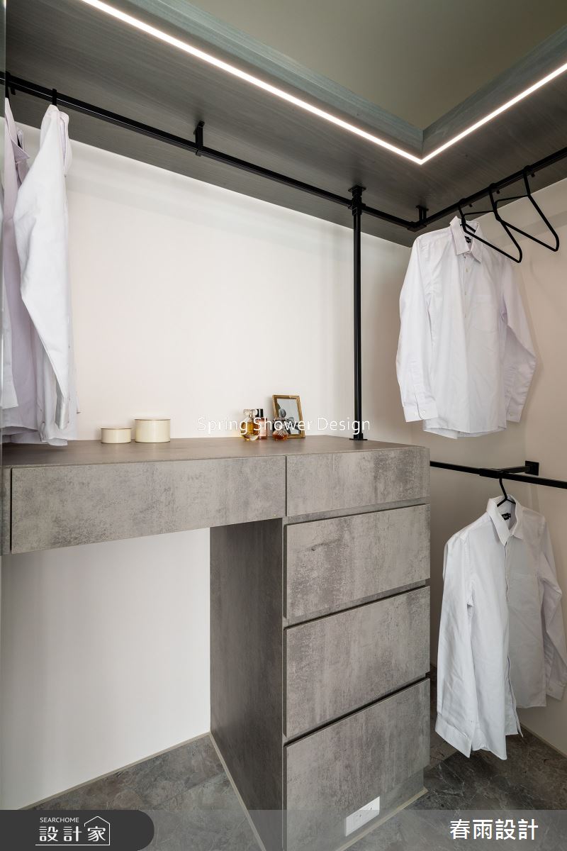 老屋(16~30年)＿現代風更衣間案例圖片＿春雨設計＿春雨_232 吉林路之30