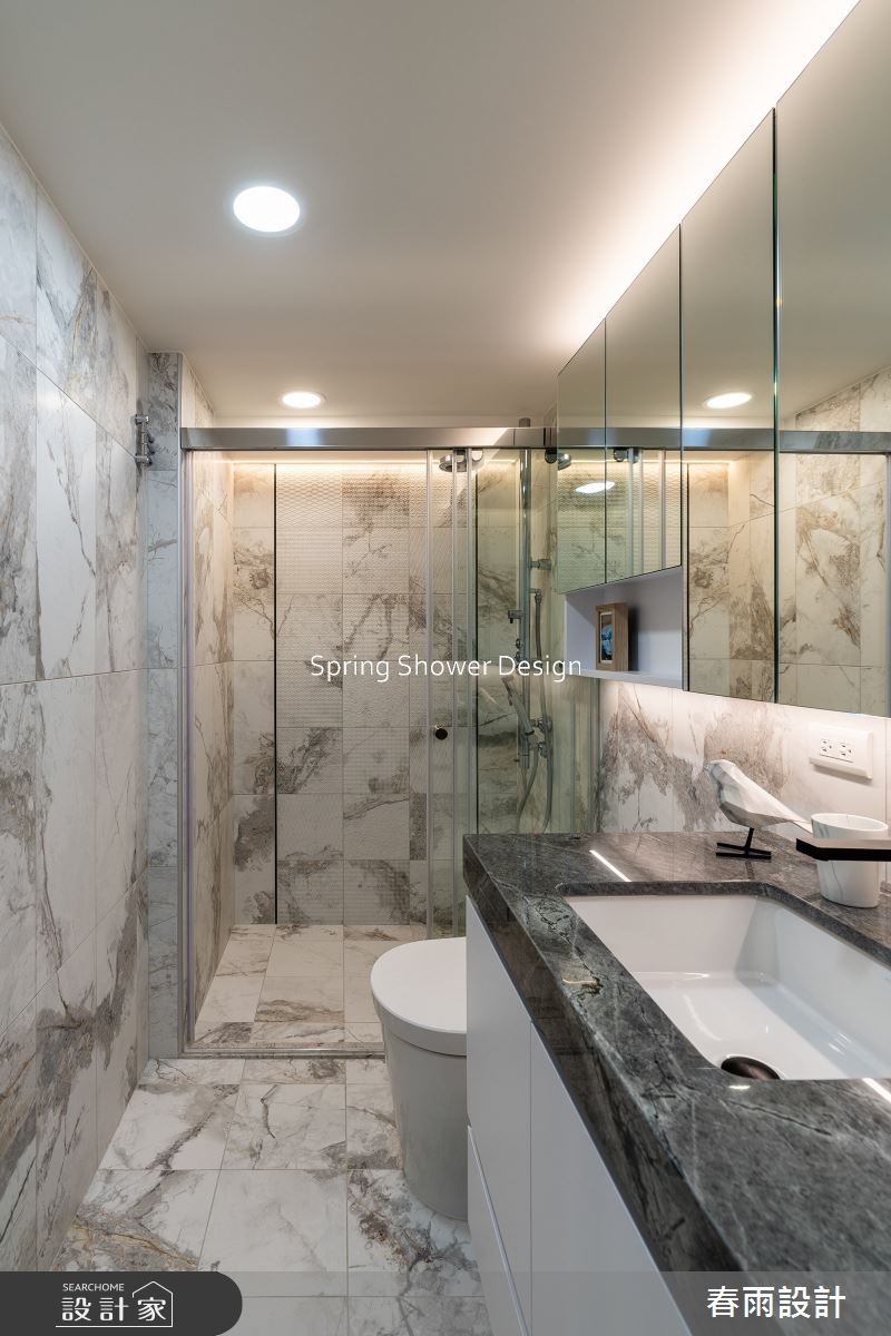 老屋(16~30年)＿現代風浴室案例圖片＿春雨設計＿春雨_232 吉林路之31