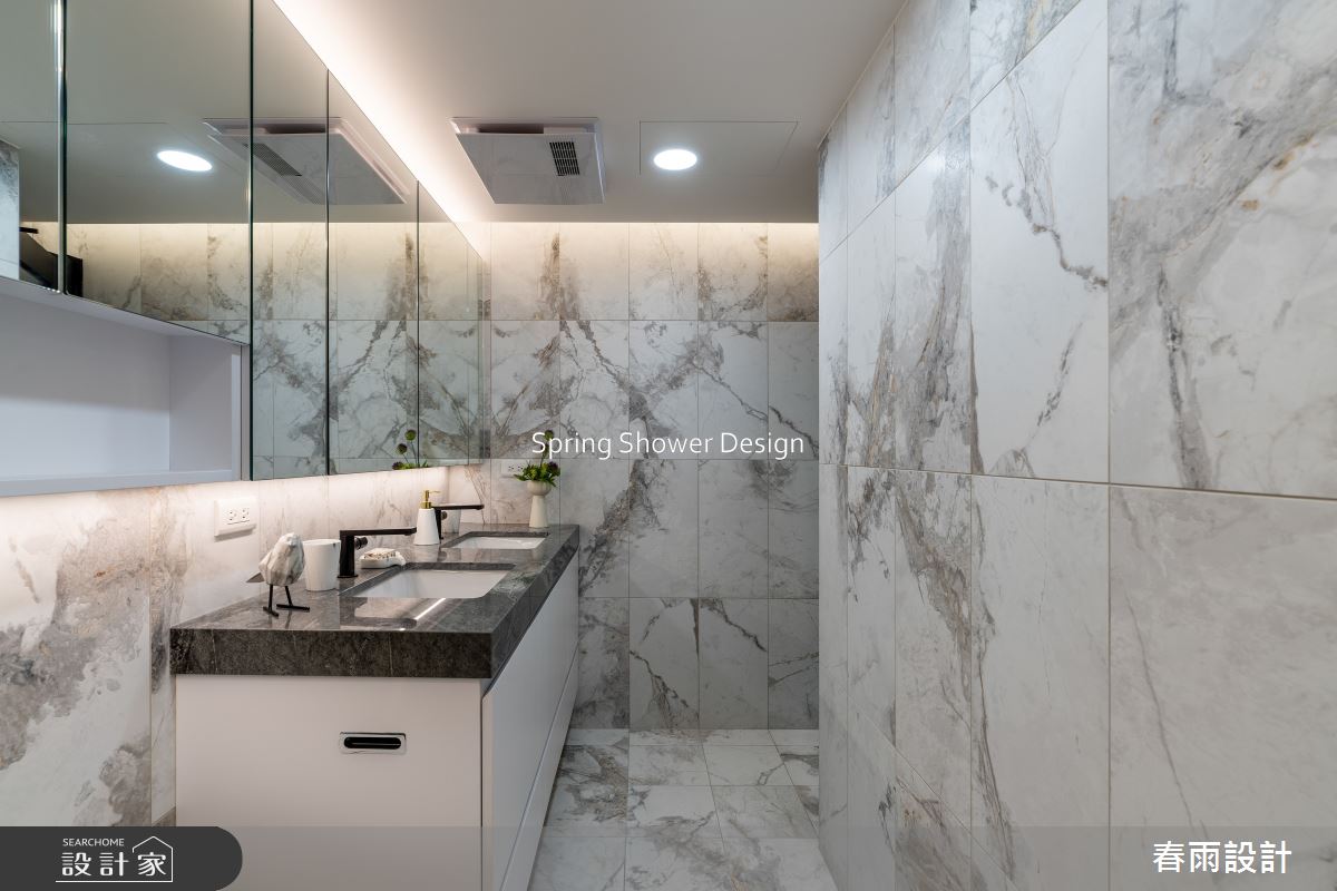 老屋(16~30年)＿現代風浴室案例圖片＿春雨設計＿春雨_232 吉林路之32