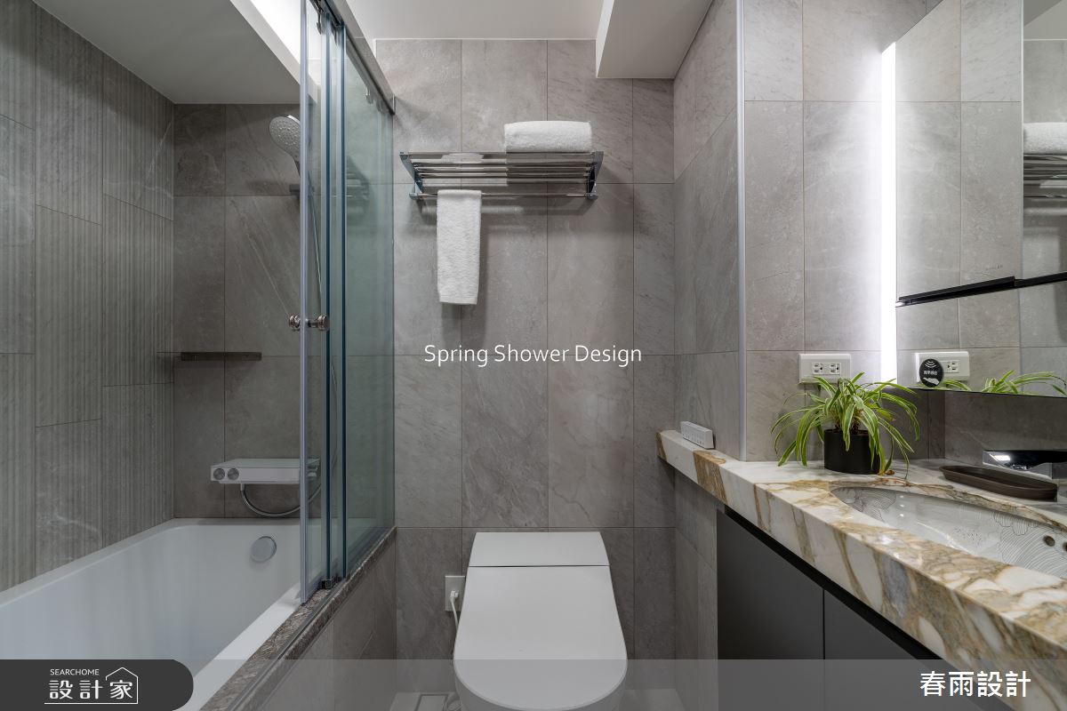 老屋(16~30年)＿現代風浴室案例圖片＿春雨設計＿春雨_232 吉林路之33