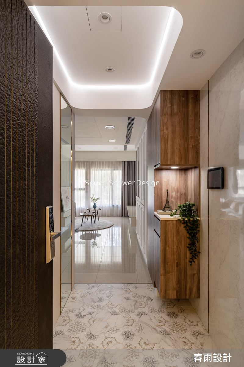 新成屋(5年以下)＿美式風玄關案例圖片＿春雨設計＿春雨_233 信義嘉和之1