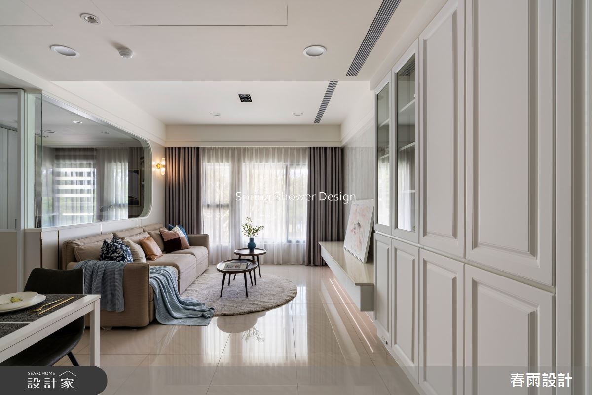 新成屋(5年以下)＿美式風客廳案例圖片＿春雨設計＿春雨_233 信義嘉和之7