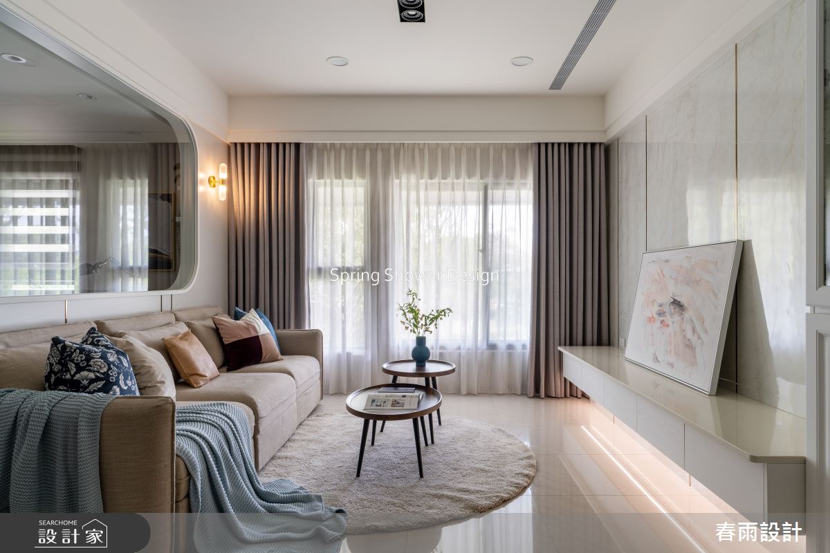 新成屋(5年以下)＿美式風客廳案例圖片＿春雨設計＿春雨_233 信義嘉和之9