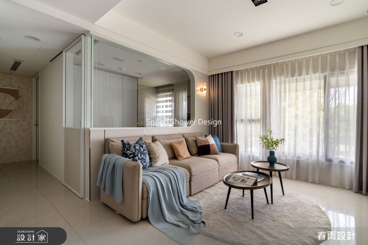 新成屋(5年以下)＿美式風客廳案例圖片＿春雨設計＿春雨_233 信義嘉和之10