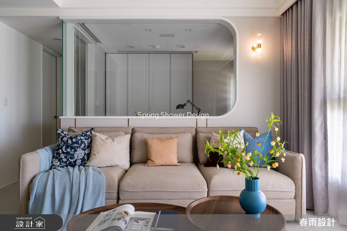新成屋(5年以下)＿美式風客廳案例圖片＿春雨設計＿春雨_233 信義嘉和之11