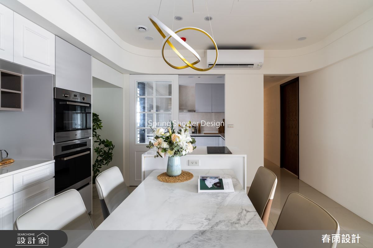 新成屋(5年以下)＿新古典餐廳廚房中島案例圖片＿春雨設計＿春雨_234 國聚之鑄之14