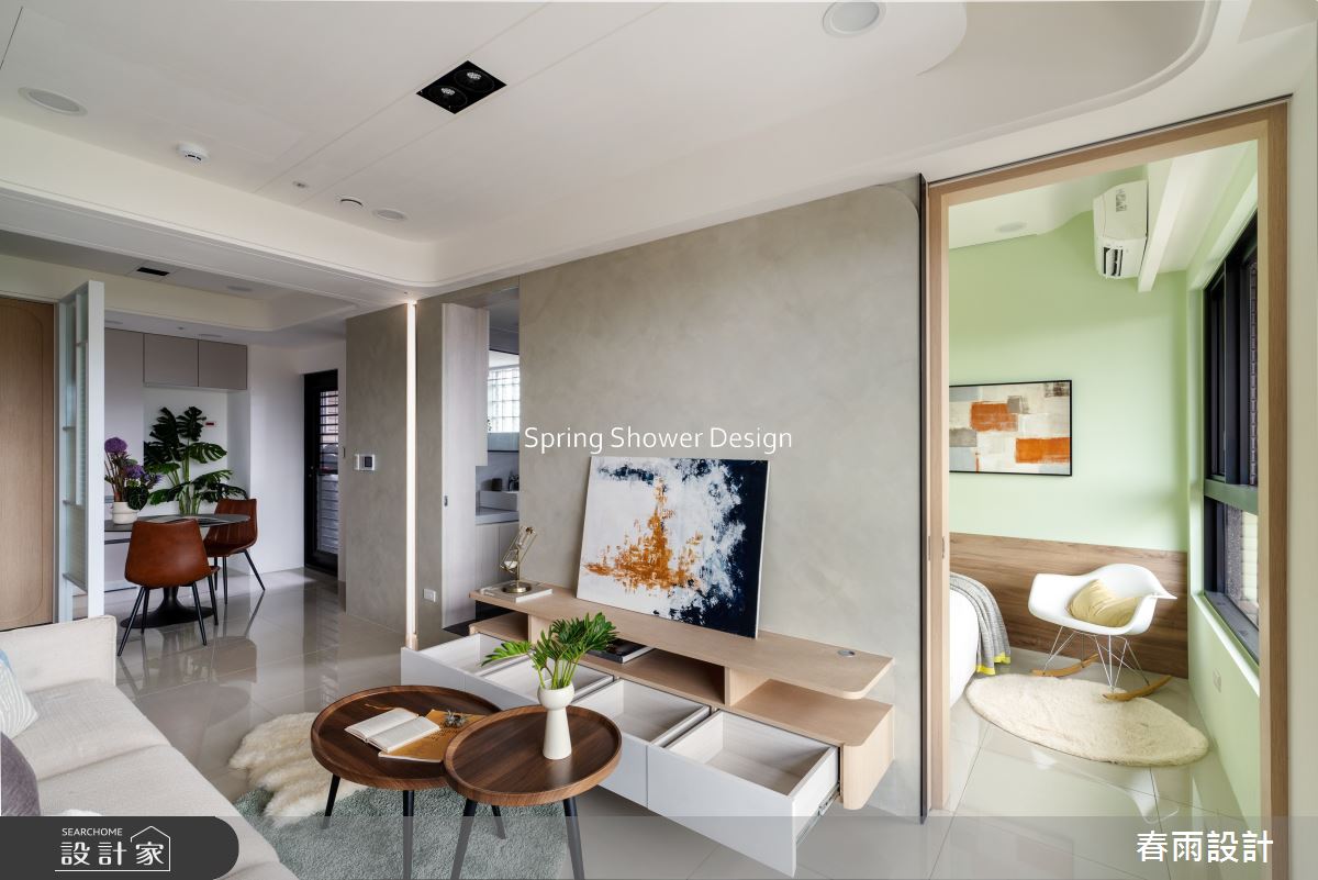 新成屋(5年以下)＿北歐風客廳餐廳廚房臥室案例圖片＿春雨設計＿春雨_235 大橋湛之16