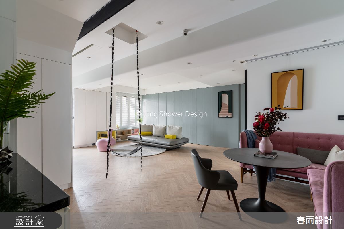 新成屋(5年以下)＿美式風客廳案例圖片＿春雨設計＿春雨_236 林口之2