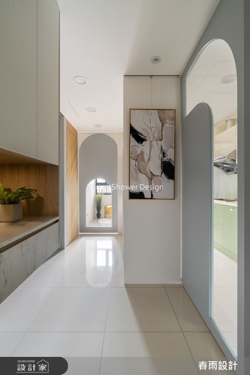 新成屋(5年以下)＿混搭風玄關案例圖片＿春雨設計＿春雨_237 新潤新城之1