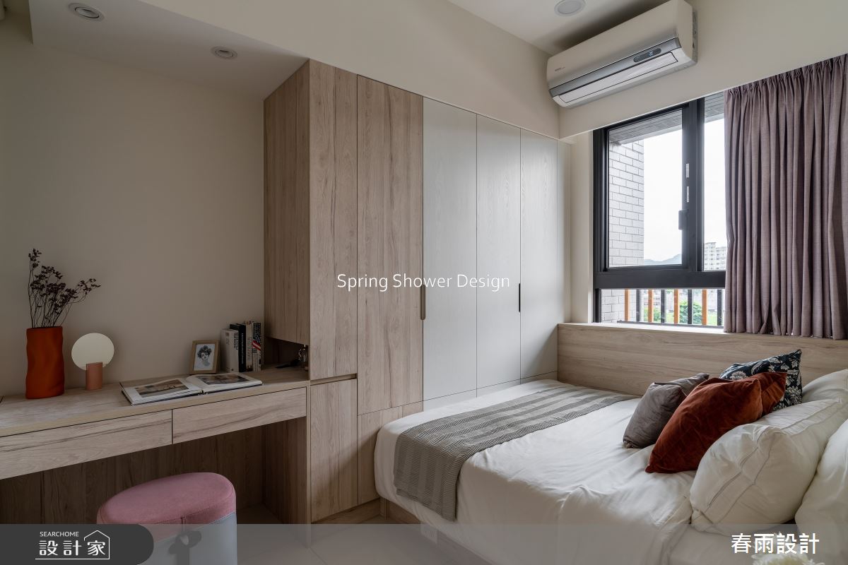 新成屋(5年以下)＿混搭風臥室案例圖片＿春雨設計＿春雨_237 新潤新城之29