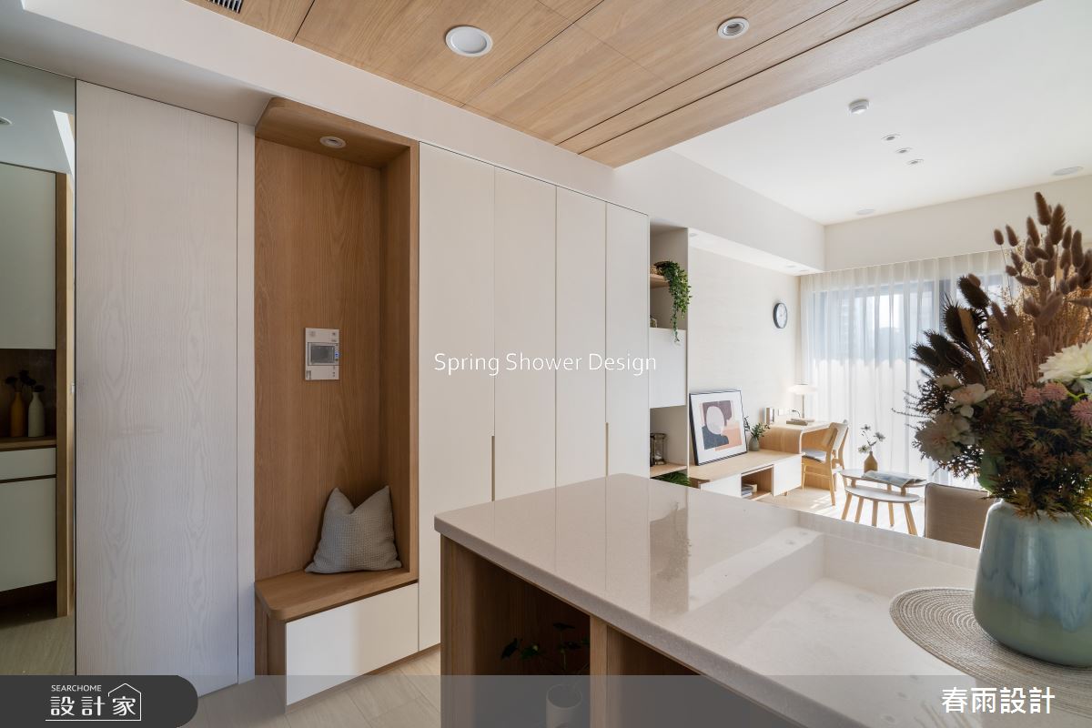 新成屋(5年以下)＿混搭風玄關案例圖片＿春雨設計＿春雨_238 天母靜好之3