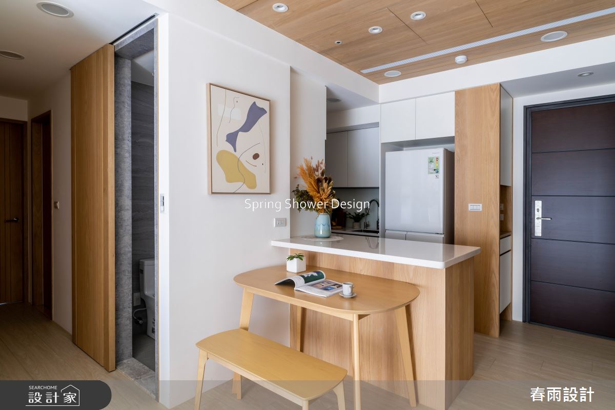 新成屋(5年以下)＿混搭風玄關餐廳廚房浴室中島案例圖片＿春雨設計＿春雨_238 天母靜好之5