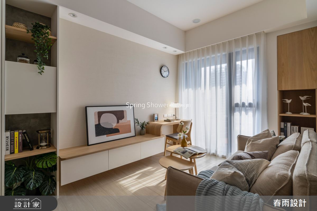 新成屋(5年以下)＿混搭風客廳案例圖片＿春雨設計＿春雨_238 天母靜好之11