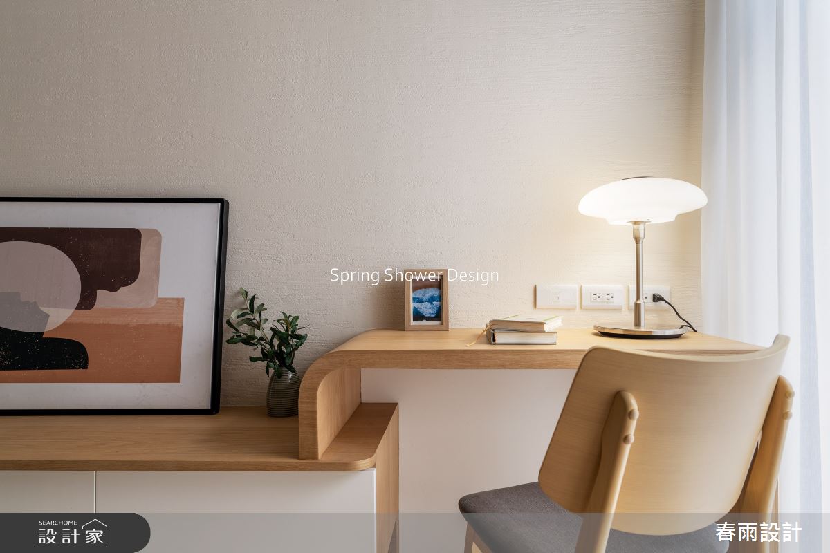 新成屋(5年以下)＿混搭風書房工作區案例圖片＿春雨設計＿春雨_238 天母靜好之13