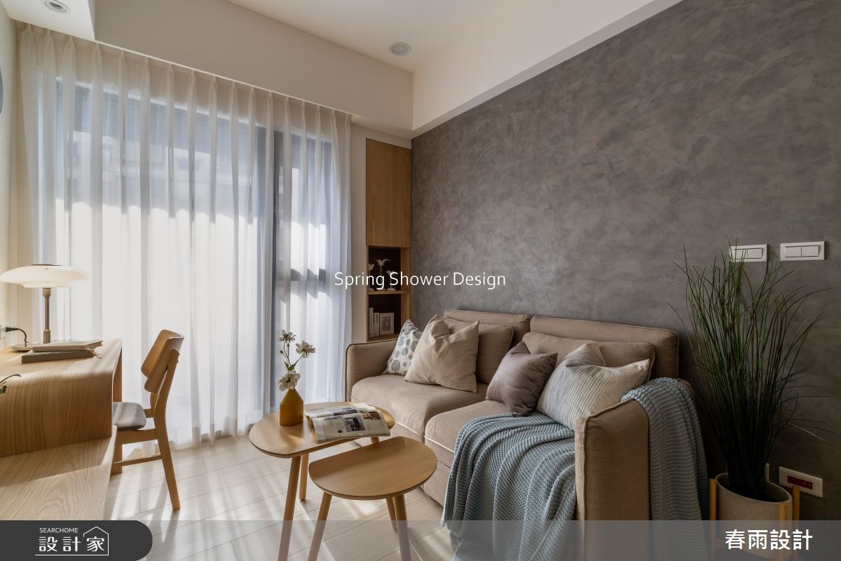 新成屋(5年以下)＿混搭風客廳書房案例圖片＿春雨設計＿春雨_238 天母靜好之16