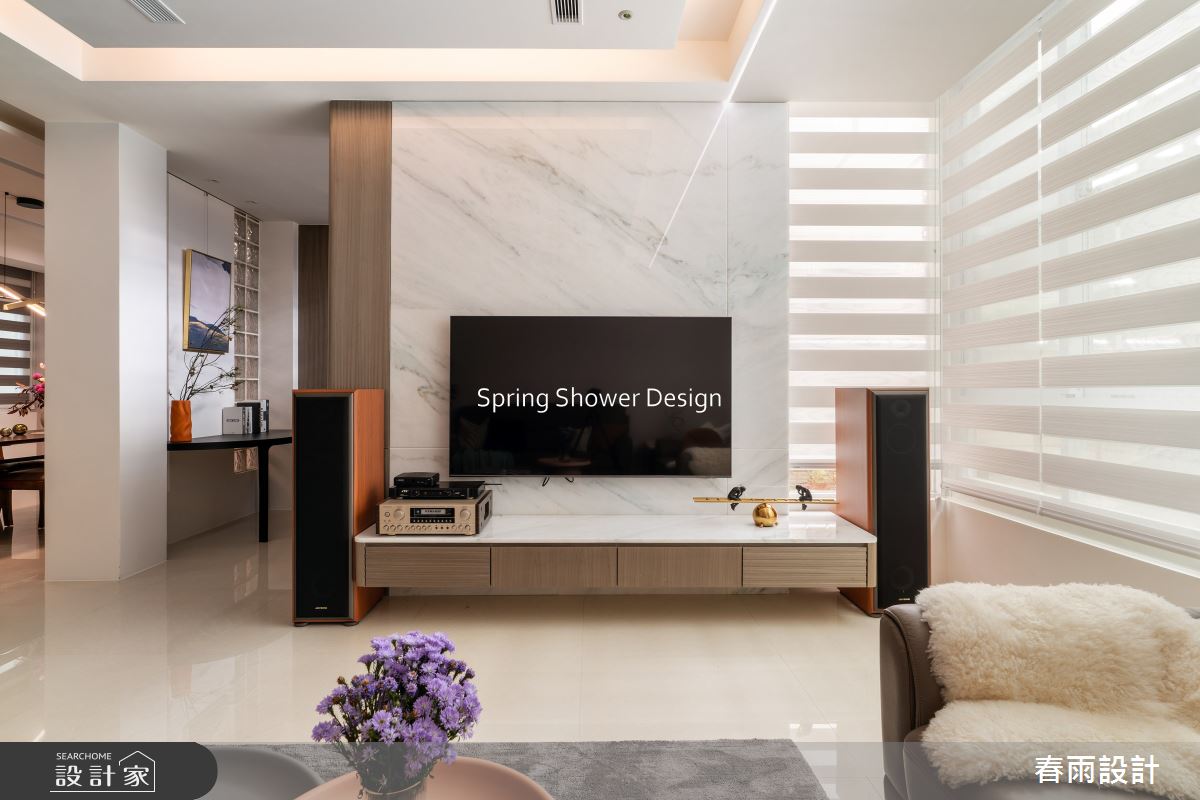 老屋(16~30年)＿現代風客廳案例圖片＿春雨設計＿春雨_239 月光別墅之9