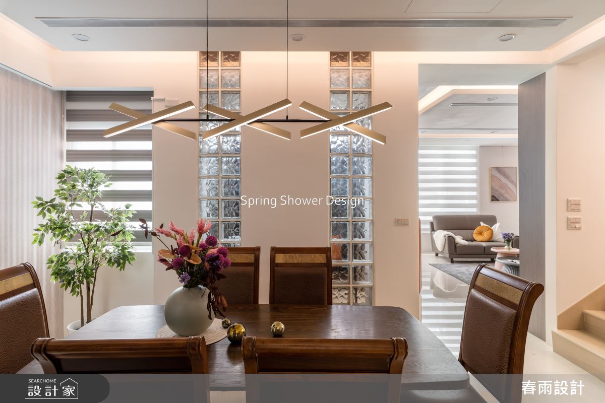 老屋(16~30年)＿現代風餐廳案例圖片＿春雨設計＿春雨_239 月光別墅之15