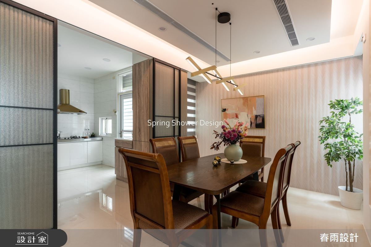 老屋(16~30年)＿現代風餐廳廚房案例圖片＿春雨設計＿春雨_239 月光別墅之16