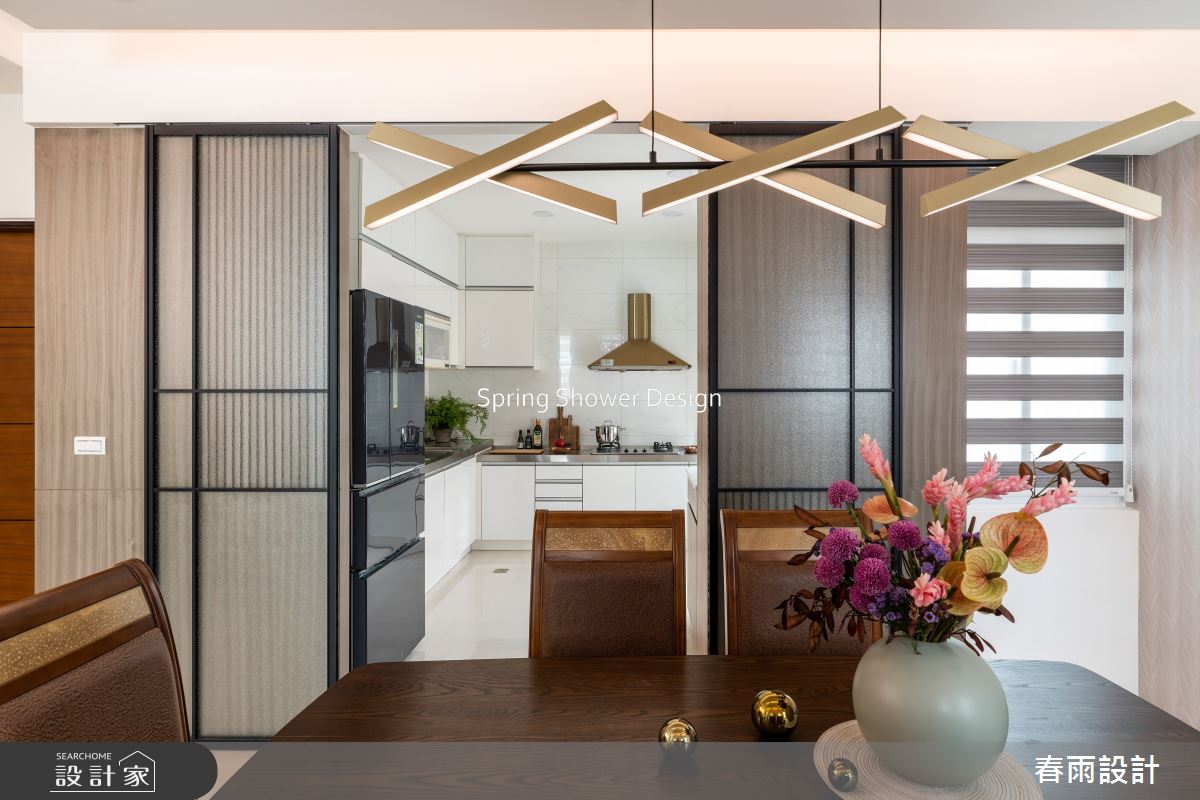 老屋(16~30年)＿現代風餐廳廚房案例圖片＿春雨設計＿春雨_239 月光別墅之17