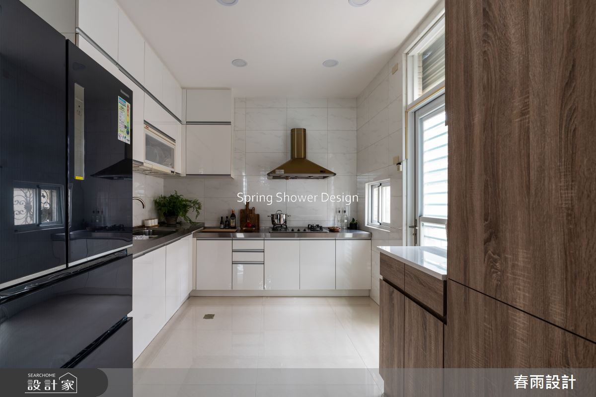 老屋(16~30年)＿現代風廚房案例圖片＿春雨設計＿春雨_239 月光別墅之18