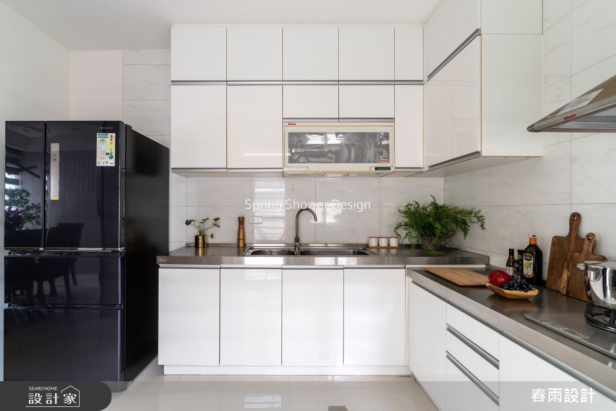 老屋(16~30年)＿現代風廚房案例圖片＿春雨設計＿春雨_239 月光別墅之19