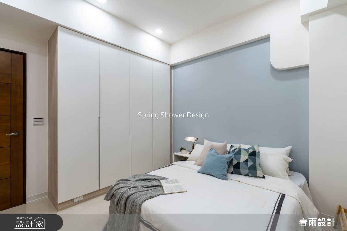 老屋(16~30年)＿現代風臥室案例圖片＿春雨設計＿春雨_239 月光別墅之23